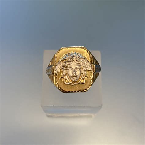 mens versace ring silver|versace rings for men canada.